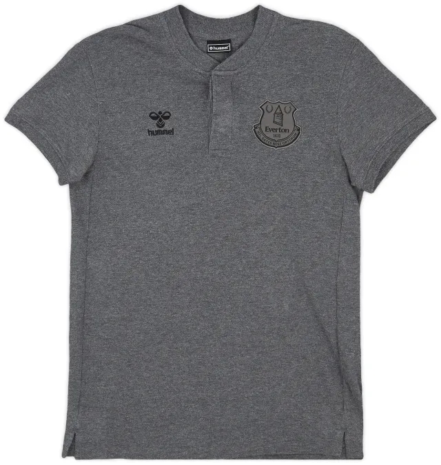 2021-22 Everton Hummel Polo Shirt - 9/10 - (M)