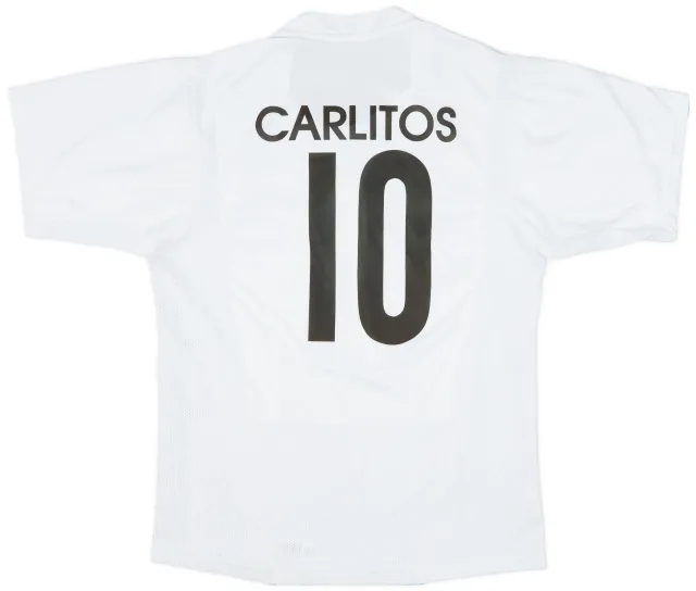 2004-05 Corinthians Home Shirt Carlitos #10 - 9/10 - (S)
