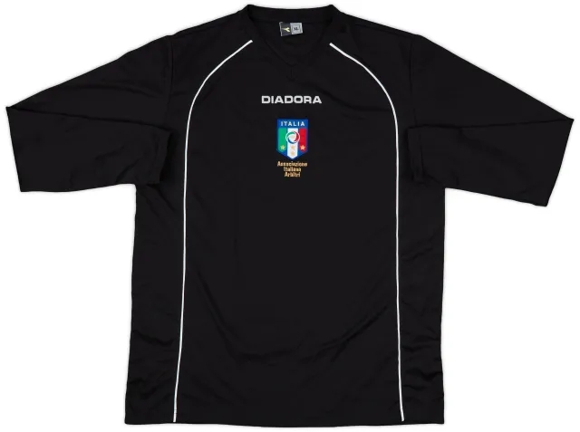 2000s Italy Diadora Referee L/S Shirt - 9/10 - (XL)
