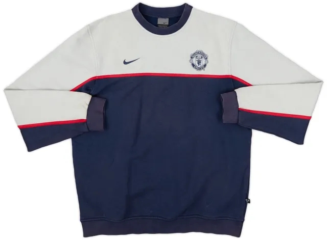 2003-04 Manchester United Nike Sweat Top - 8/10 - (M)