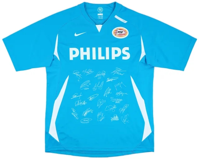 2007-08 PSV Player Issue Signed Nike Training Shirt - 10/10 - (L)