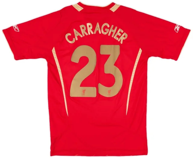 2005-06 Liverpool CL Home Shirt Carragher #23 - 5/10 - (S)