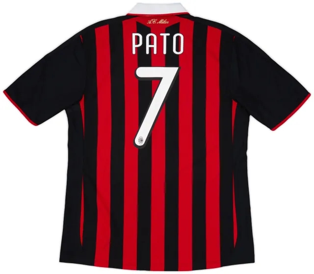 2009-10 AC Milan Home Shirt Pato #7 - 5/10 - (L)