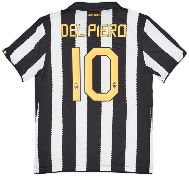 2010-11 Juventus Home Shirt Del Piero #10 - 8/10 - (L)