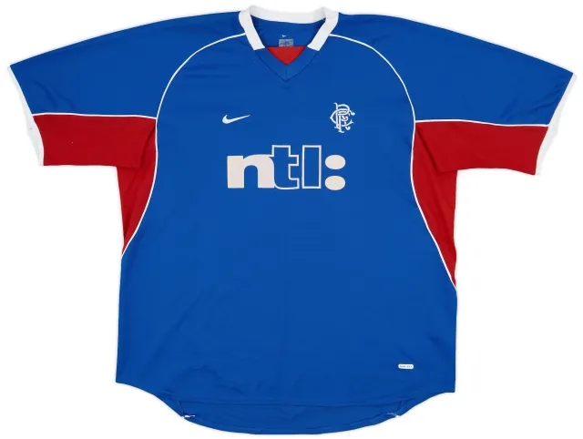 2001-02 Rangers Home Shirt - 9/10 - (XXL)