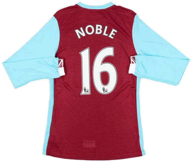 2016-17 West Ham Home L/S Shirt Noble #16 (S)
