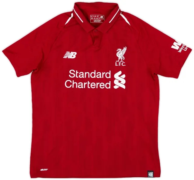 2018-19 Liverpool Home Shirt - 9/10 - (XL.Boys)