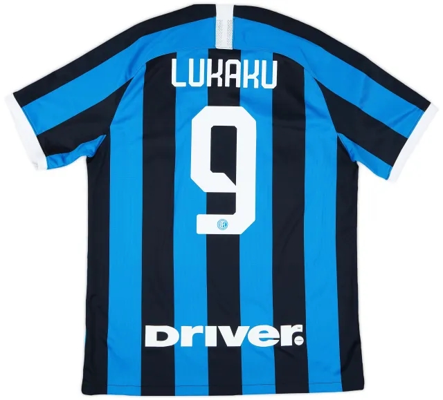 2019-20 Inter Milan Home Shirt Lukaku #9 - 10/10 - (L)