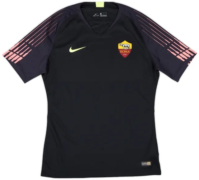 2018-19 Roma Authentic GK S/S Shirt - 10/10 - (L)