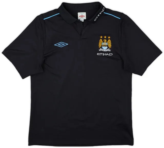 2011-12 Manchester City Umbro Polo Shirt - 7/10 - (M)