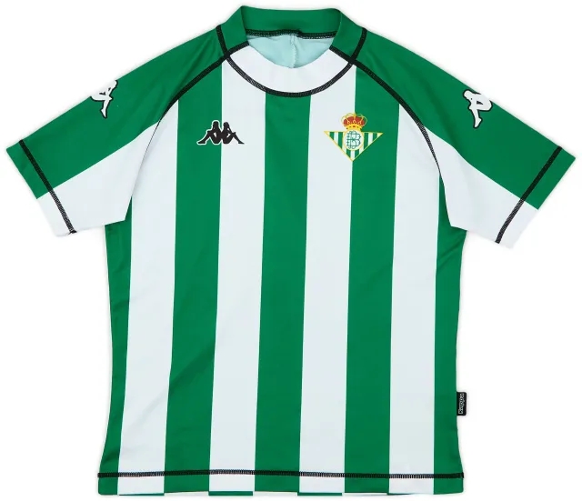 2002-03 Real Betis Home Shirt - 7/10 - (L.Boys)