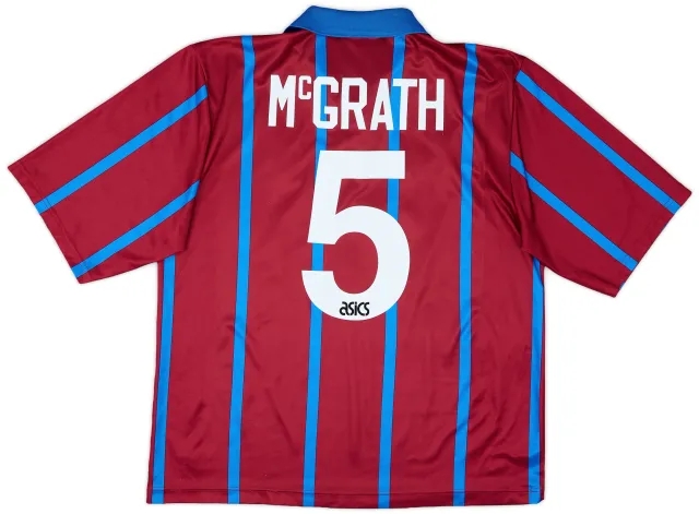 1993-95 Aston Villa Home Shirt McGrath #5 - 8/10 - (XL)