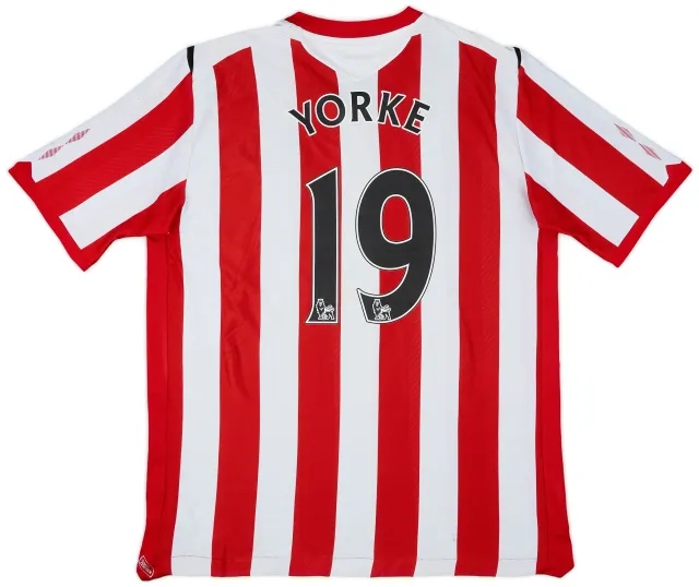 2008-09 Sunderland Home Shirt Yorke #19 - 7/10 - (XXL)