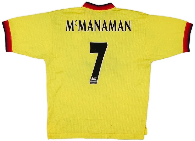 1997-99 Liverpool Away Shirt McManaman #7 - 7/10 - (M)