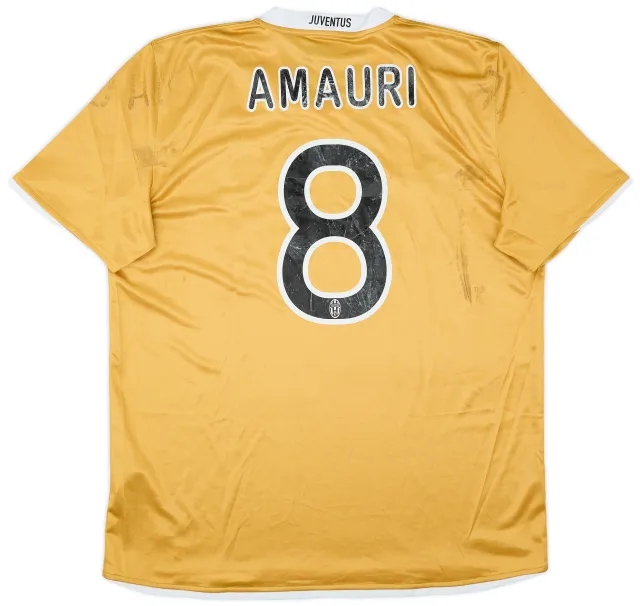 2008-09 Juventus Away Shirt Amauri #8 - 4/10 - (XL)