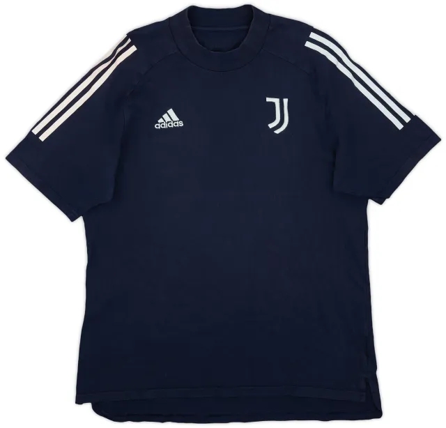 2020-21 Juventus adidas Cotton Tee - 9/10 - (L)