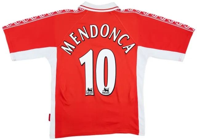 1998-99 Charlton Home Shirt Mendonca #10 - 8/10 - (S)