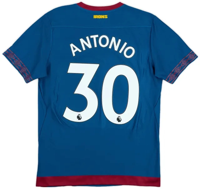 2018-19 West Ham Away Shirt Antonio #30 - 9/10 - (M)
