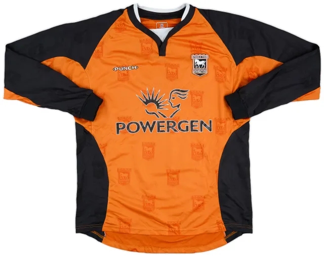 2004-06 Ipswich Away L/S Shirt - 9/10 - (L)