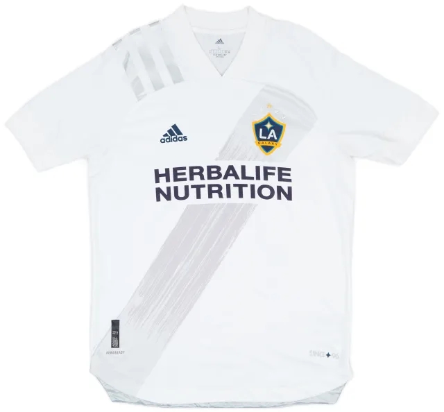 2020 LA Galaxy Authentic Home Shirt - 8/10 - (L)