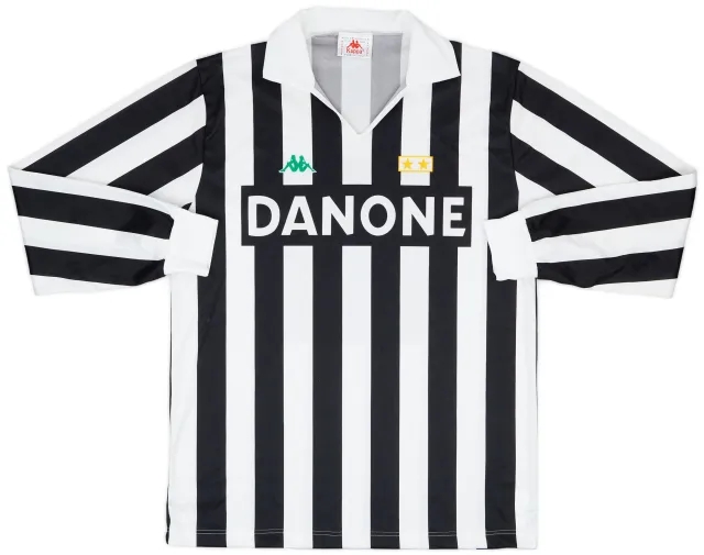 1992-94 Juventus Home L/S Shirt - 7/10 - (XL)