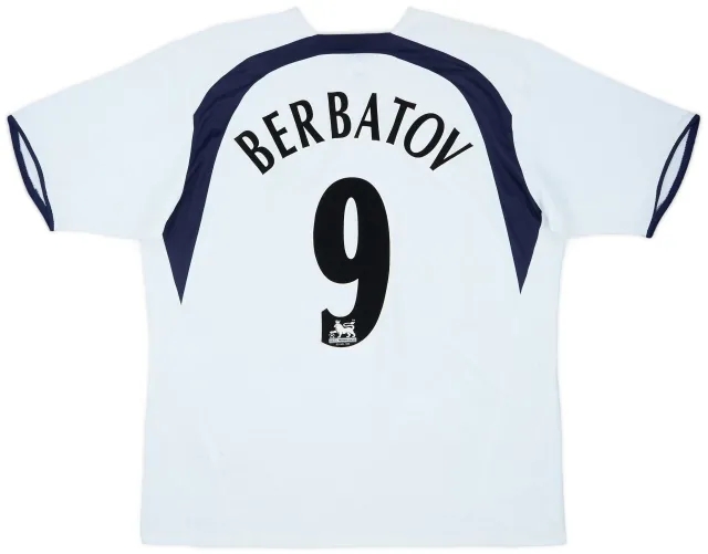 2006-07 Tottenham Home Shirt Berbatov #9 - 8/10 - (L)