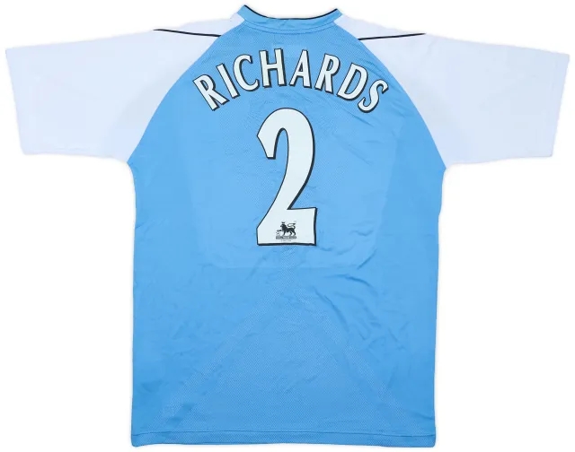 2006-07 Manchester City Home Shirt Richards #2 (M)