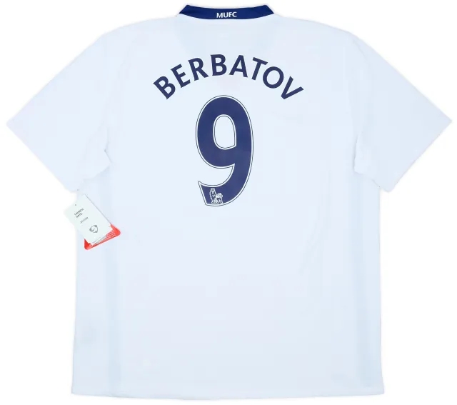 2008-10 Manchester United Away Shirt Berbatov #9 (XL)