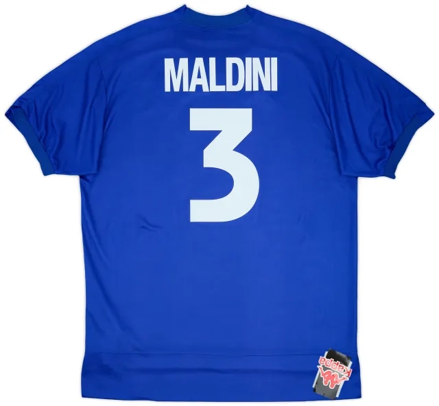 1998-99 Italy Home Shirt Maldini #3 (XL)