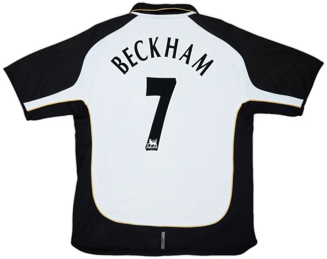 2001-02 Manchester United Centenary Away/Third Shirt Beckham #7 - 6/10 - (XXL)