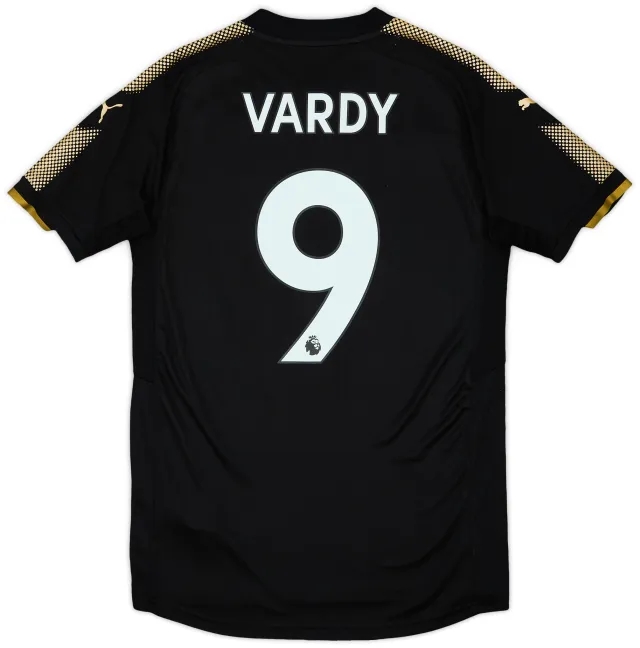 2017-18 Leicester Away Shirt Vardy #9 - 8/10 - (S)