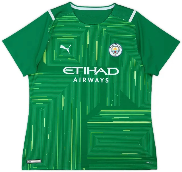 2021-22 Manchester City Authentic GK Shirt - 10/10 - (Women's L)