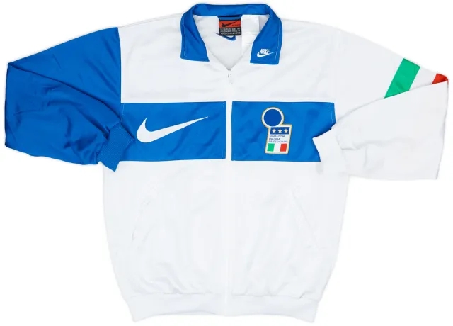 1996-97 Italy Nike Track Jacket - 8/10 - (XL.Boys)