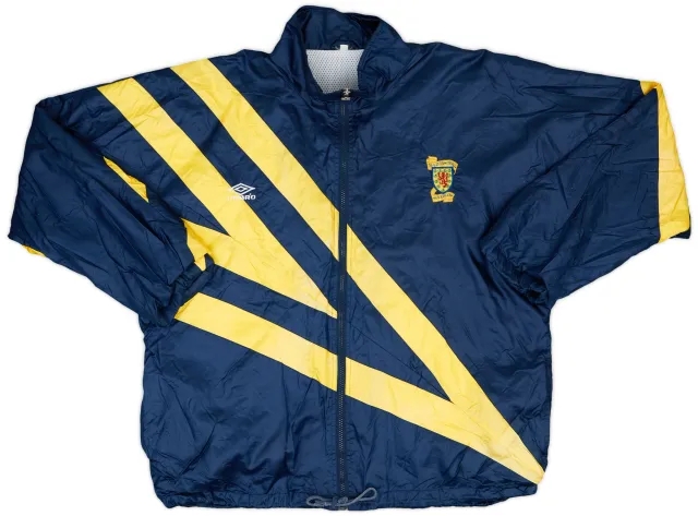 1992-93 Scotland Umbro Track Jacket - 8/10 - (XXL)