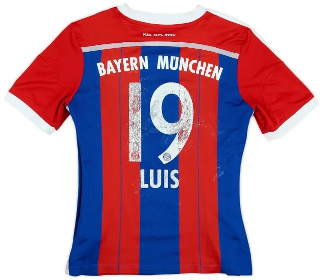 2014-15 Bayern Munich Home Shirt Luis #19 - 4/10 - (M.Boys)