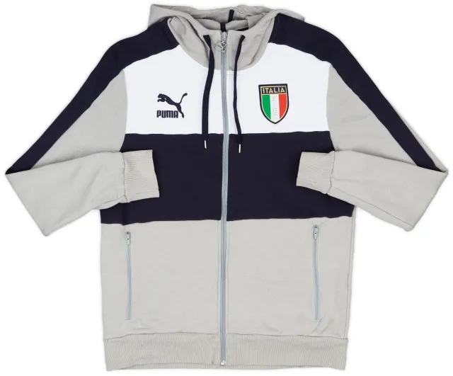 2013-14 Italy Puma 'Campioni del Mondo 1982' Hooded Track Jacket - 8/10 - (M)