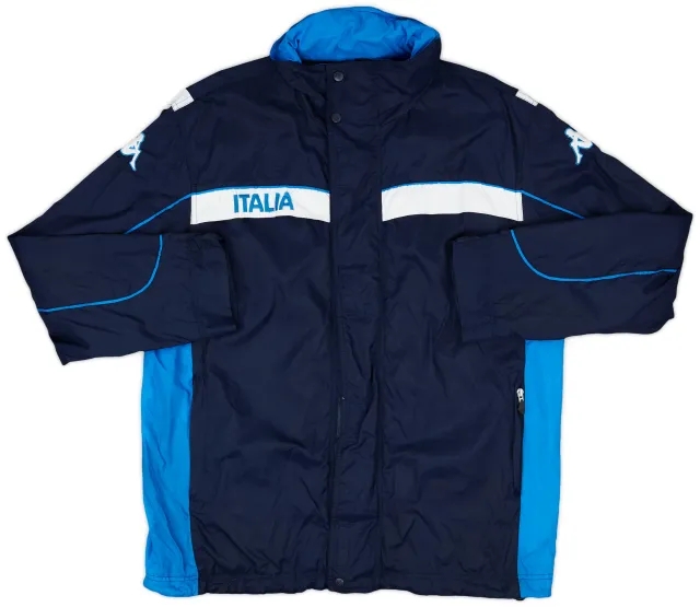 2002 Italy Kappa Hooded Rain Jacket - 9/10 - (L)