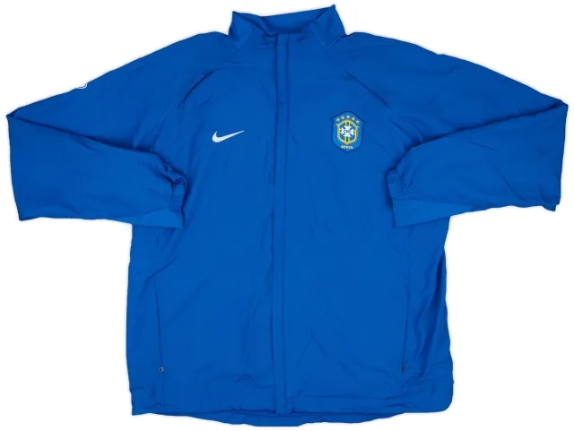 2006-07 Brazil Nike Track Jacket - 8/10 - (XL)