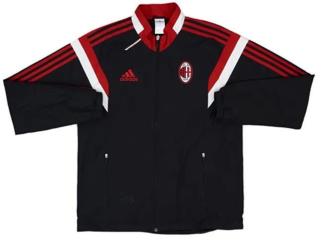 2014-15 AC Milan adidas Track Jacket - 6/10 - (M)