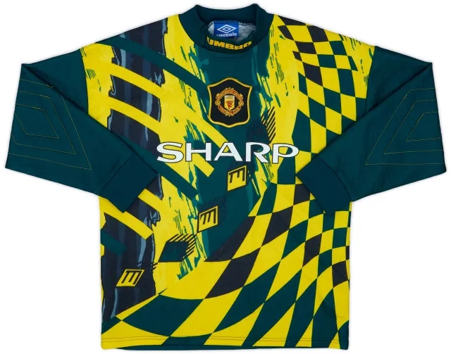 1994-97 Manchester United GK Shirt - 7/10 - (M)