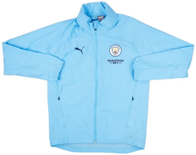 2019-20 Manchester City Puma Rain Jacket - 10/10 - (M)