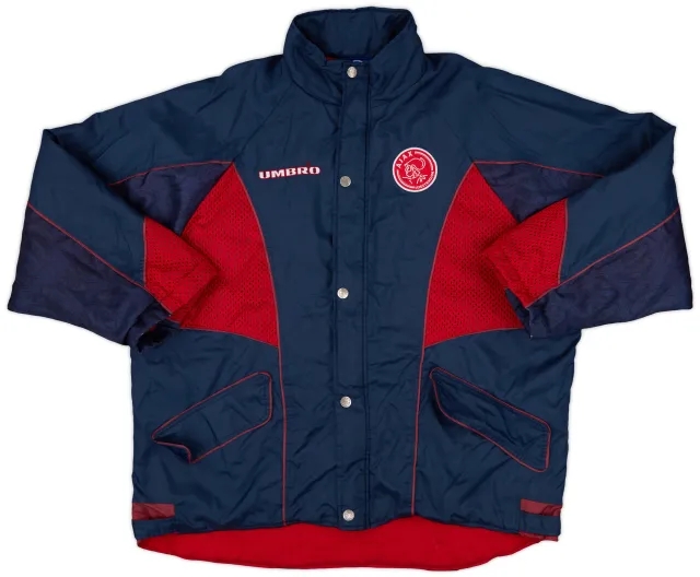 1997-98 Ajax Umbro Padded Rain Jacket - 9/10 - (XL)