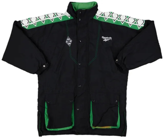 1996-97 Borussia Monchengladbach Reebok Padded Jacket - 9/10 - (L)