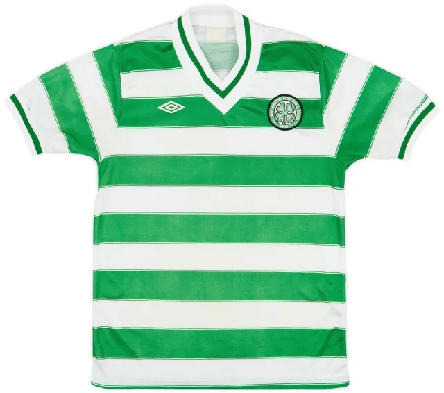 1982-84 Celtic Home Shirt - 7/10 - (M)
