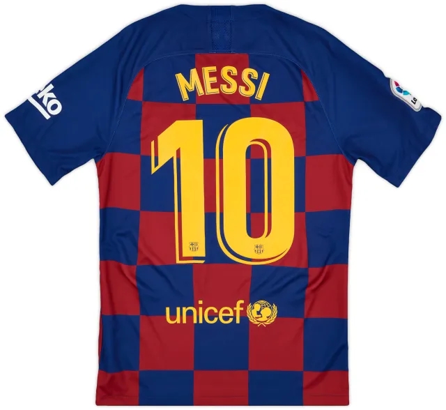 2019-20 Barcelona Home Shirt Messi #10 - 10/10 - (S)