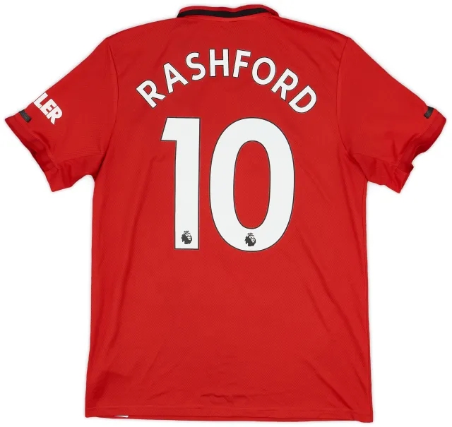 2019-20 Manchester United Home Shirt Rashford #10 - 5/10 - (M)