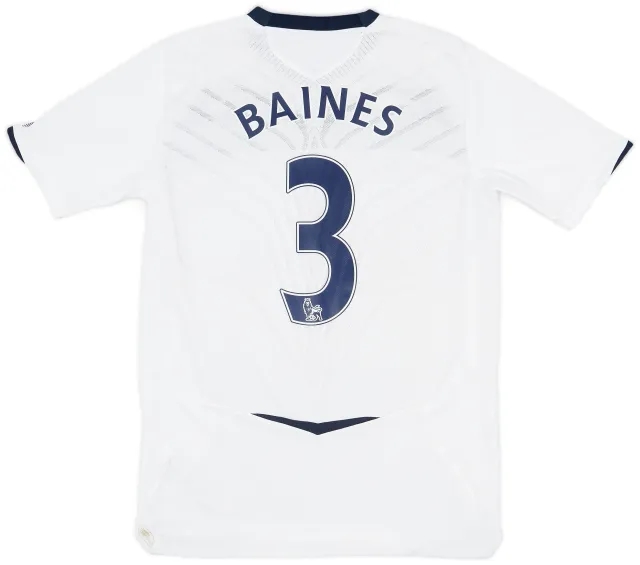 2008-09 Everton Away Shirt Baines #3 - 10/10 - (S)