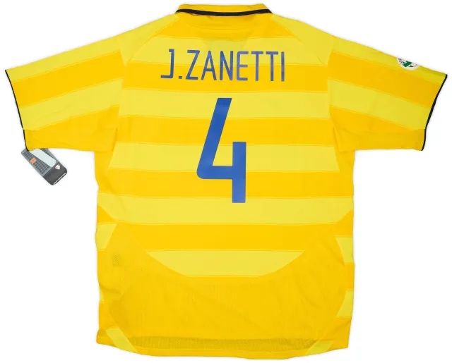 2003-04 Inter Milan Away Shirt J.Zanetti #4 (XL)