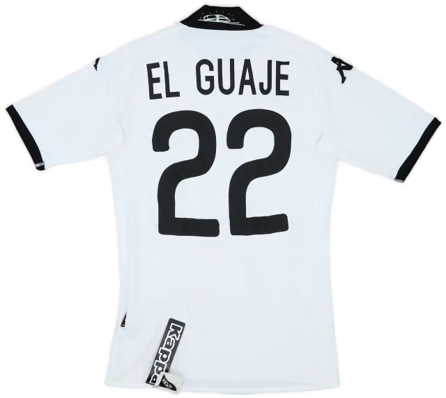 2009-10 Valencia Home Shirt El Guaje #22 (S)