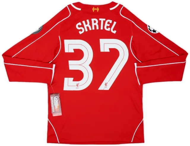 2014-15 Liverpool Home L/S Shirt Skrtel #37 (S)